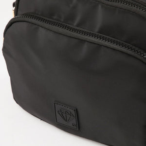 Cartera Bandolera Nylon Gijon Negro  i-D