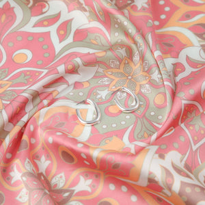 Set Bandana Y Aros Mara Rosado Tatienne