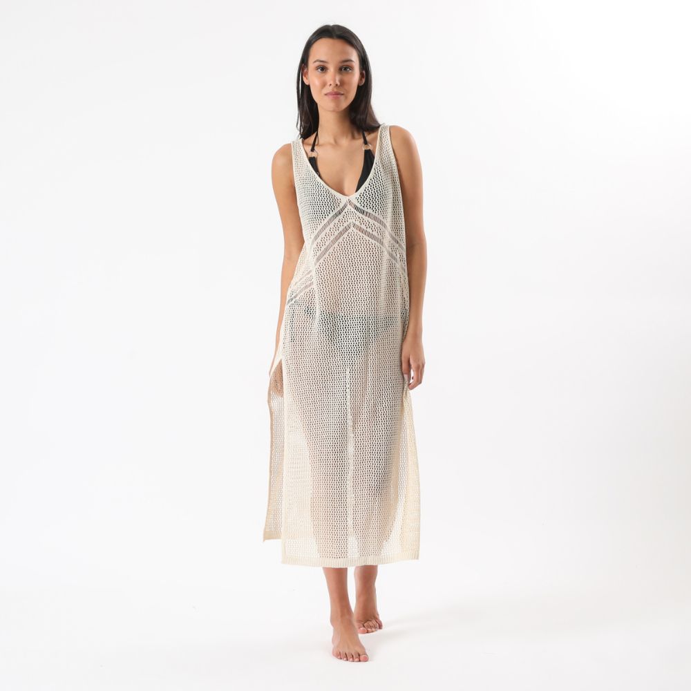Kimono Menorca Beige Tatienne