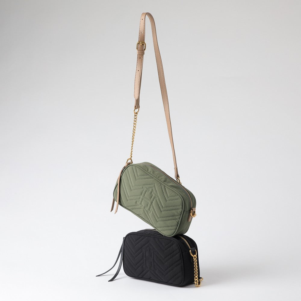 Cartera Cruzada Alba Negro Humana