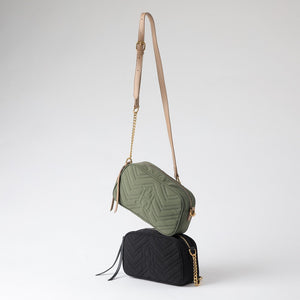 Cartera Cruzada Alba Negro Humana