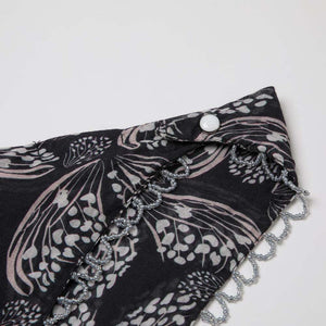 Bandana Butterfly Negra Humana