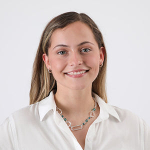 Set Collar y Aros Boia Plateado Tatienne