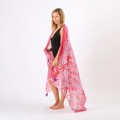 Pareo Estampado Boris Purple Tatienne