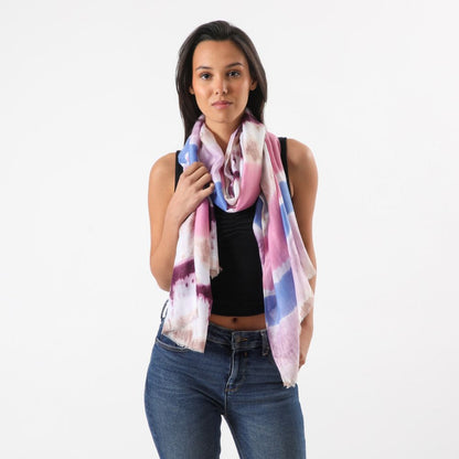Pañuelo Estampado Camille Rosado Tatienne