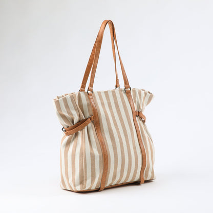 Cartera Tote Bruna Beige Humana