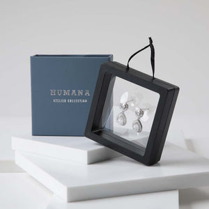 Aros Mediano Cascais Plateado Humana