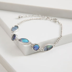 Pulsera Blanda Sea Pebbel Plateada Tatienne