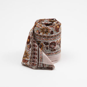 Pañuelo Estampado Celidonia Rosado I-D