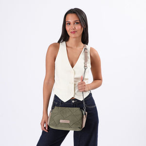 Cartera Bandolera Coco Verde Humana