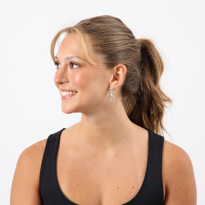 Aros Mediano Main Plateado Humana