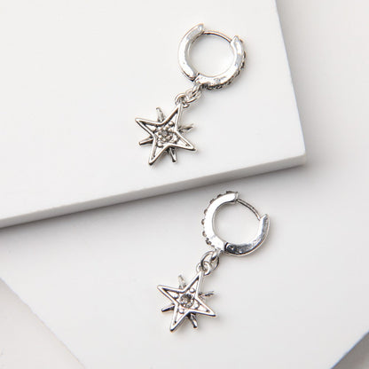 Aros Argollas Beki Plateado I-D