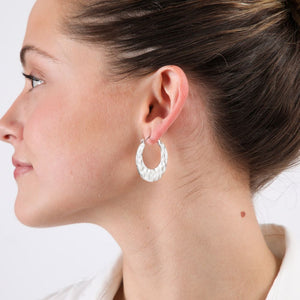 Aros Argolla Eco Plateado Tatienne