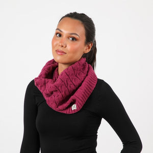 Cuello Lana Juana Fucsia Humana