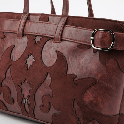 Cartera Hombro Rhania Burgundy Humana
