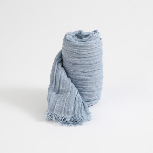 Pañuelo Liso Blue Plisado Humana
