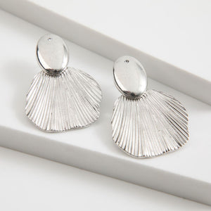 Aros Mediano Venera Plateado Tatienne