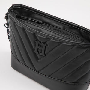Cartera Bandolera Chely Ecocuero Negro Humana