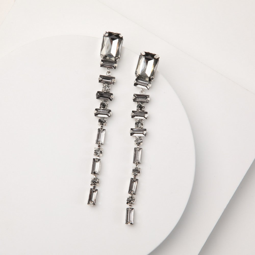 Aros Largos Sena Plateado Humana