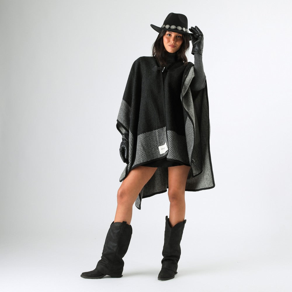 Poncho Tati Grey Humana