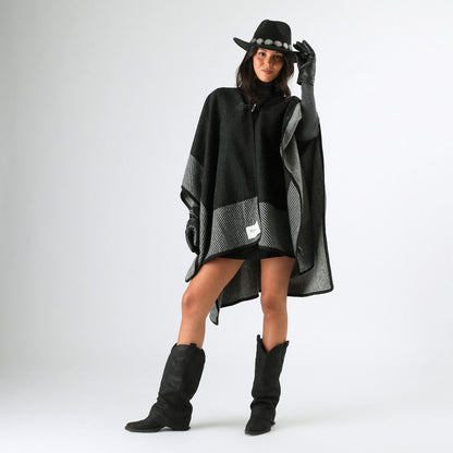 Poncho Tati Grey Humana