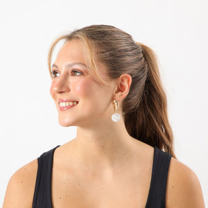 Aros Mediano Dorado Especial 6 Tatienne