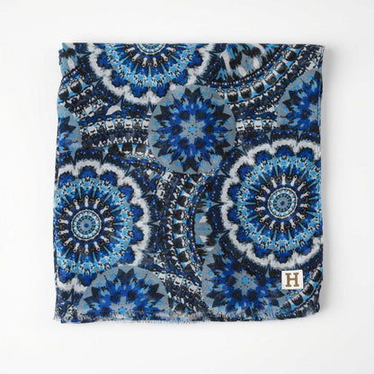 Pañuelo Estampado Duval Azul Humana