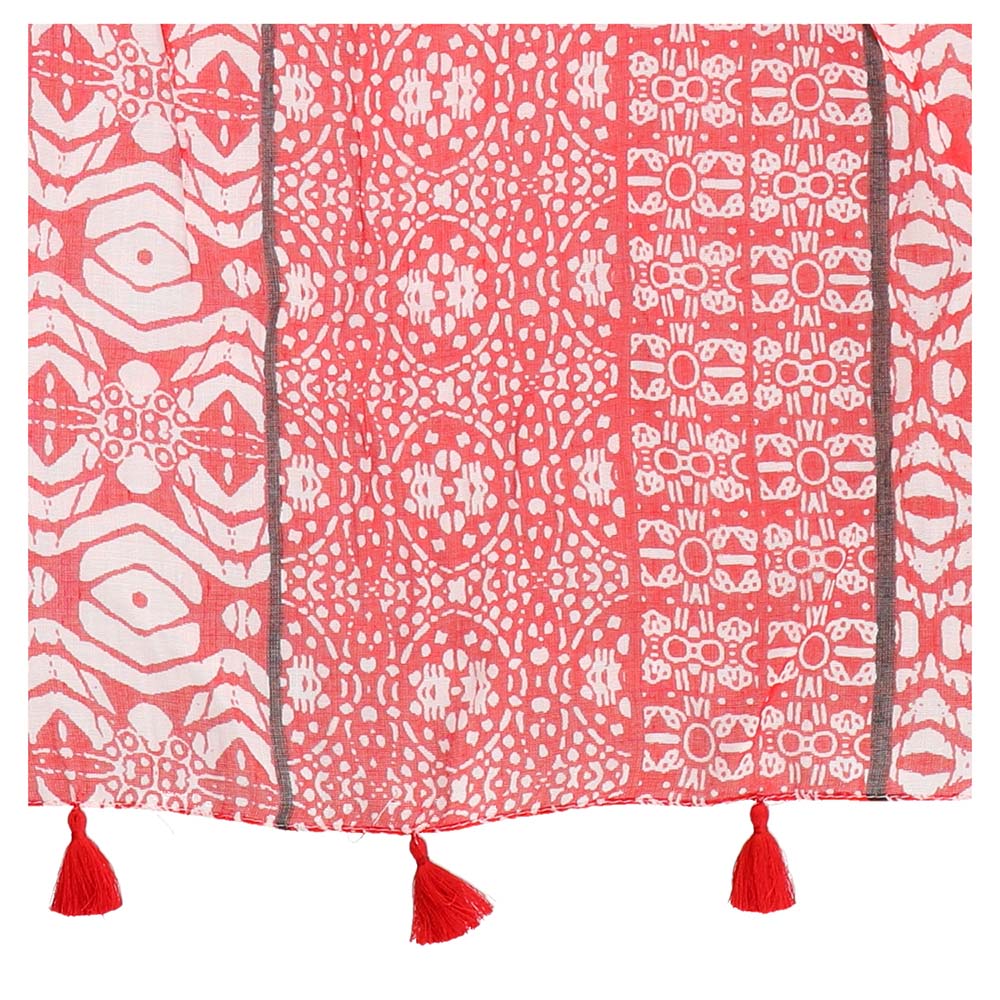 Pañuelo Estampado Diseños Rojo Humana
