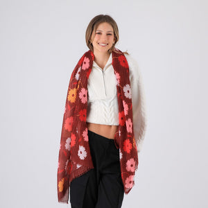 Pañuelo Estampado Roche Multicolor I-D