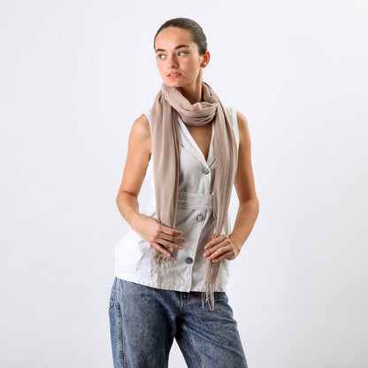 Pañuelo Solid Robert Beige Tatienne
