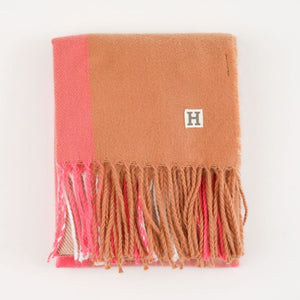 Manta  Check Rosado Humana