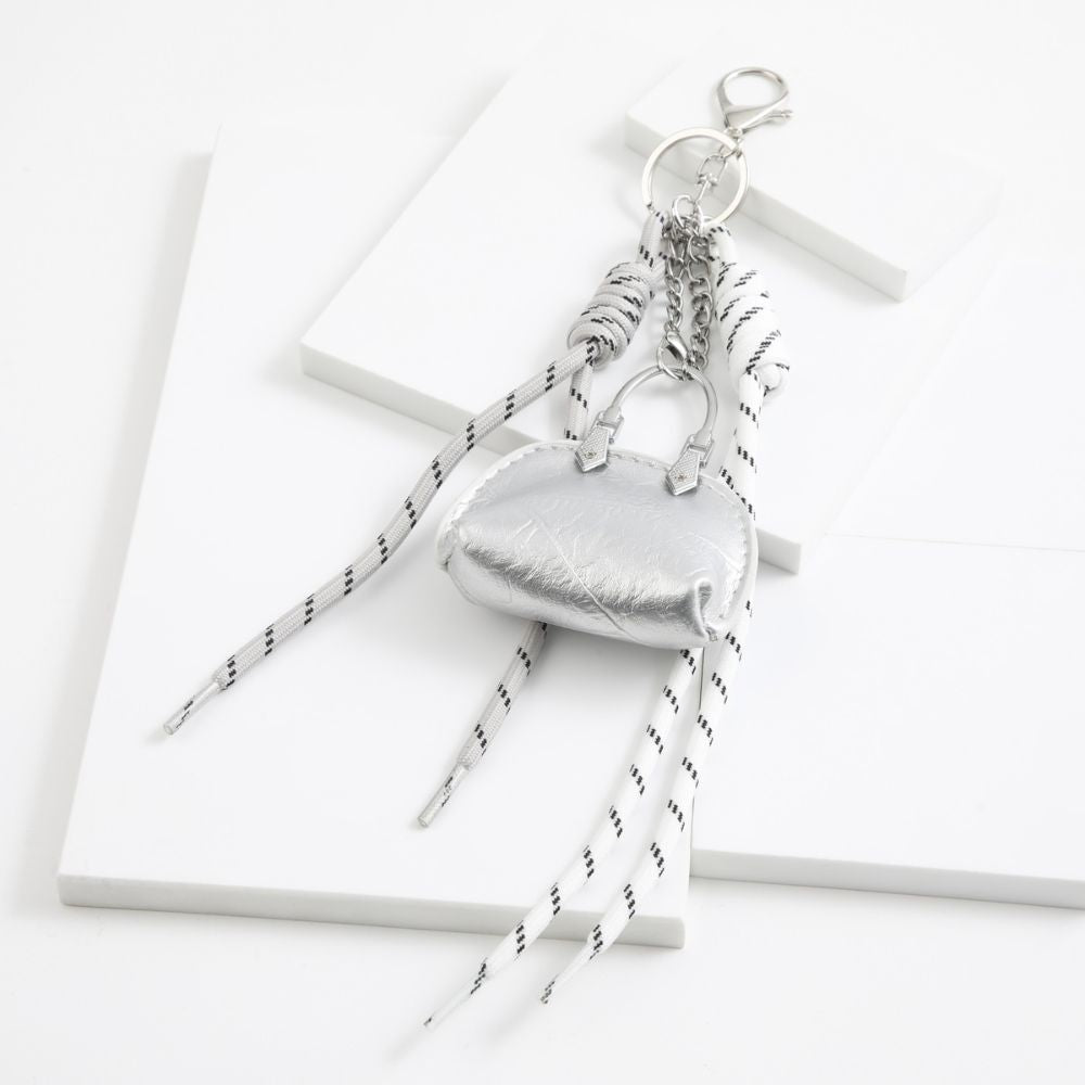 Charm Para Cartera Plateado Humana