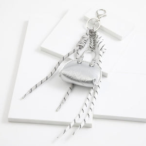 Charm Para Cartera Plateado Humana