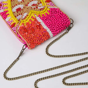 Cartera Mini Bag Garden Fucsia Humana