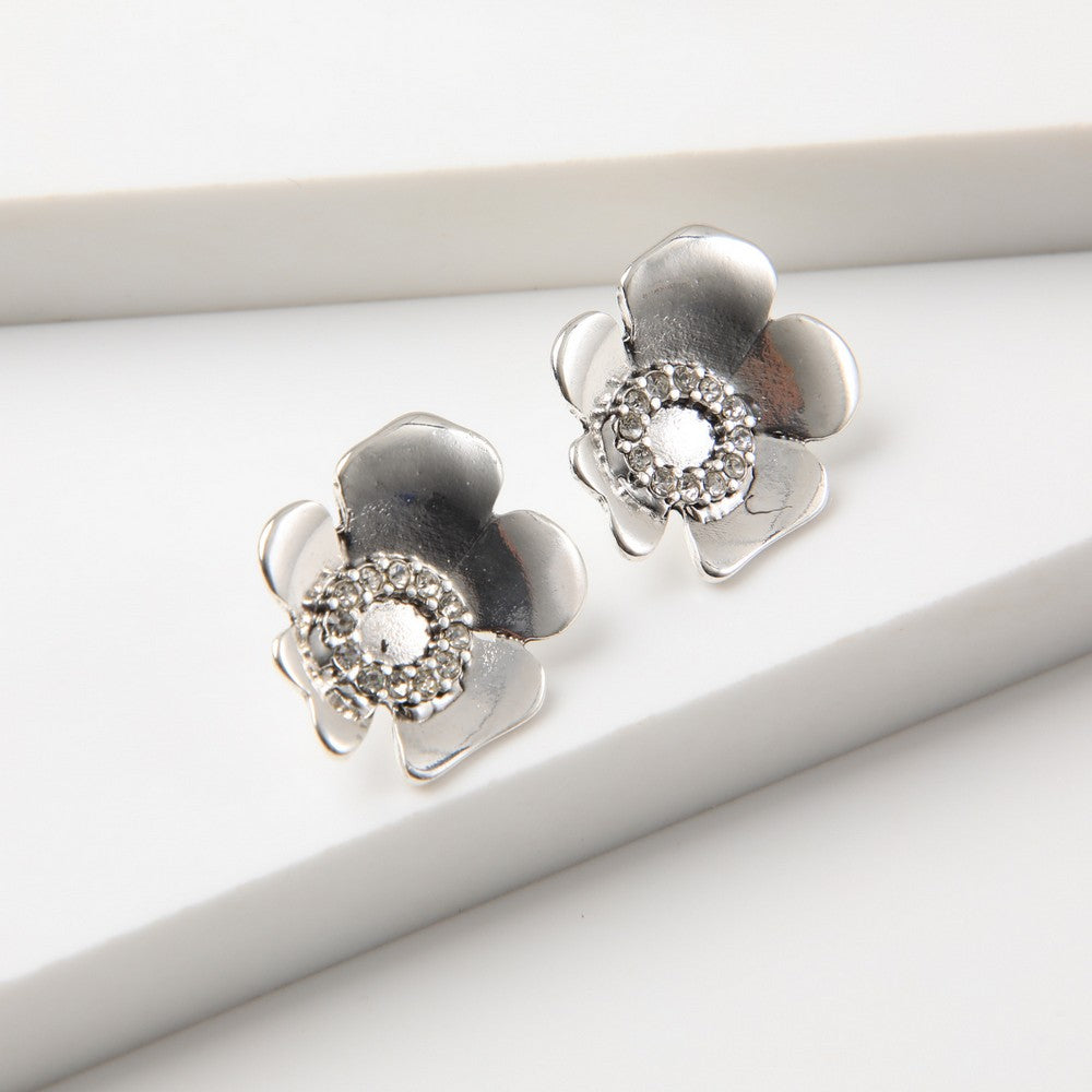 Aros Pegados Julieta Plateado Humana