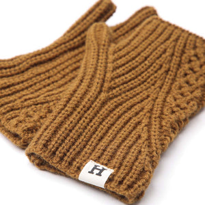 Guante Trenza Café Humana