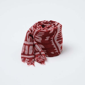 Pañuelo Estampado Mau Rojo i-D