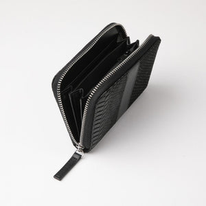 Billetera mediana Begur Ecocuero negro ID