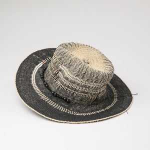 Sombrero Mostacillas Blanco Humana