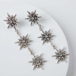 Aros Largo Astral Plateado i-D