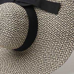 Sombrero Ribbon Negro Humana