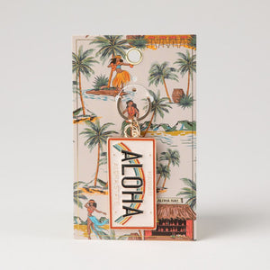 Llavero Aloha Dorado Humana