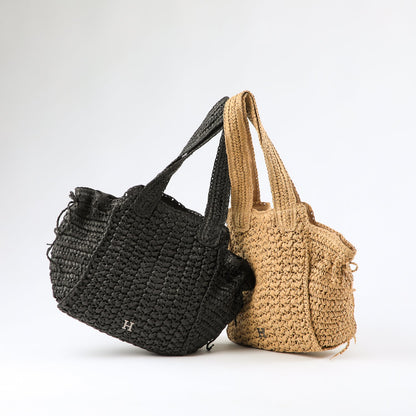 Cartera De Playa Positano Black Humana