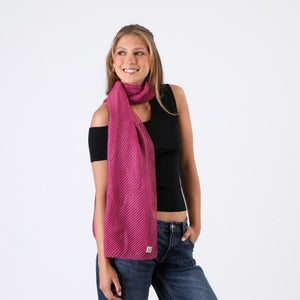 Pañuelo Liso Hill Plisado Fucsia Humana