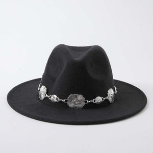 Sombrero Invierno Western Negro Humana