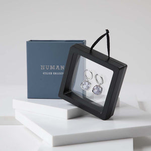 Aros Mediano Oporto Plateado Humana