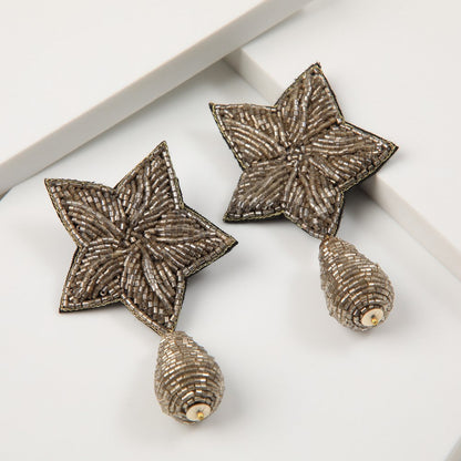 Aros Largos Star Dorado Humana