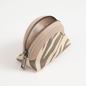 Monedero Helga Canvas Zebra Beige Humana