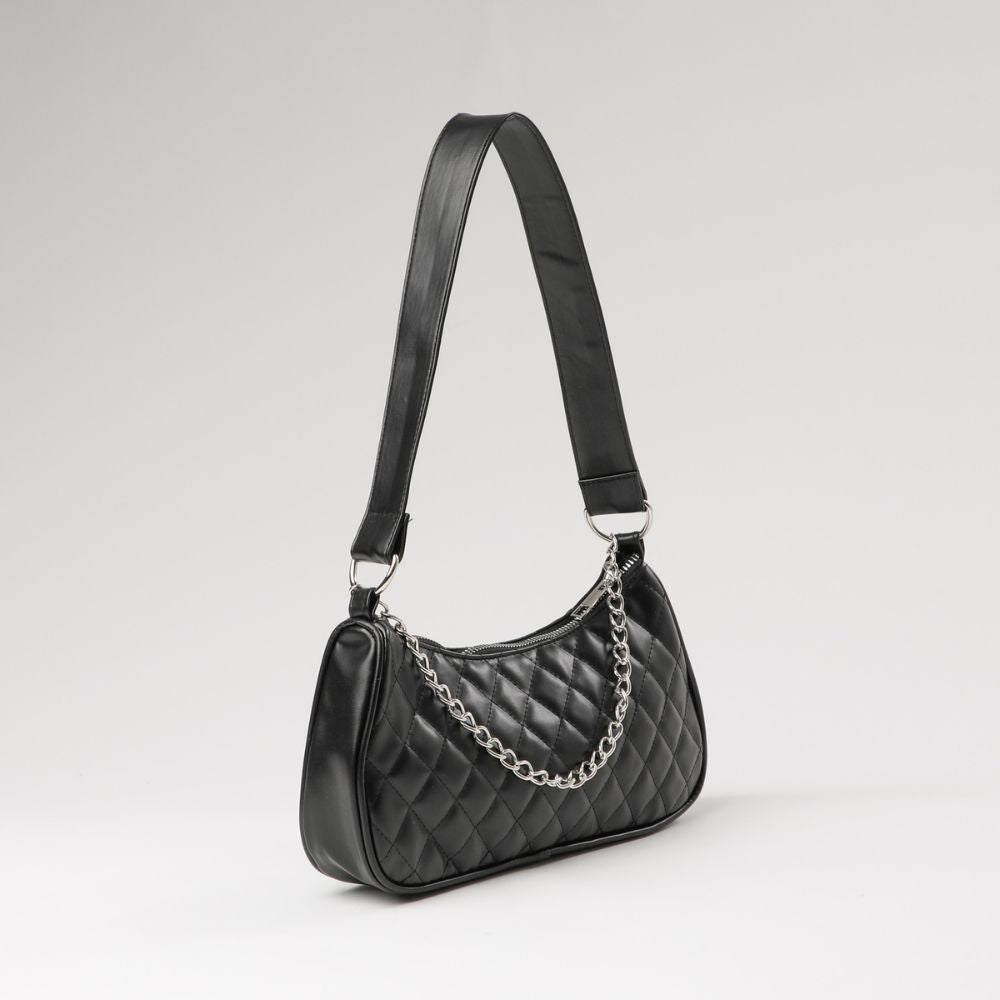 Cartera Hombro Kos Black Negra i-D