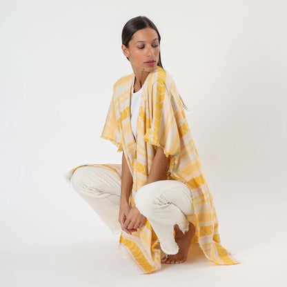 Kimono Vainilla Amarillo Humana